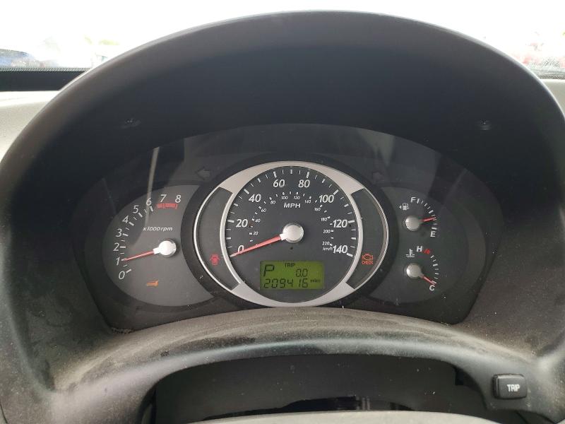 2006 Hyundai Tucson VIN KM8JM12B56U480210 COPART salvage auction — REAR END, CA - SALVAGE CERTIFICATE, sold $800 on 2026-07-16 (photo 9)