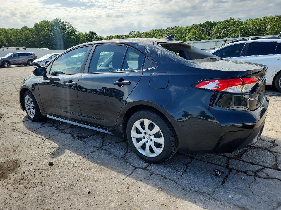 2020 Toyota Corolla VIN 5YFEPRAE6LP080723 COPART salvage auction — HAIL, MO - SALVAGE CERTIFICATE OF TITLE, sold $225 on 2026-07-29 (photo 2)