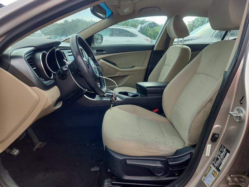 2014 Kia Optima VIN 5XXGM4A78EG337561 COPART salvage auction — FRONT END, Ct - Certificate Of Title, sold $125 on 2026-07-30 (photo 7)