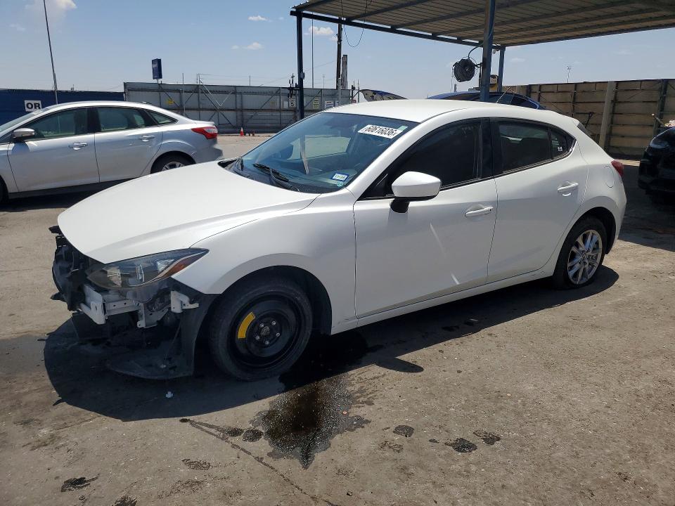 2014 Mazda 3 VIN JM1BM1K75E1215128 COPART salvage auction — FRONT END, TX - SALVAGE VEHICLE TITLE, sold $2,550 on 2026-07-31 (photo 1)