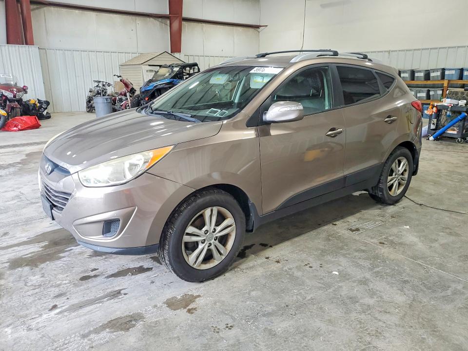 2012 Hyundai VIN KM8JU3AC5CU520531 COPART salvage auction — FRONT END, Ny - Mv-907A Salvage Certificate, sold $1,900 on 2026-07-27 (photo 1)