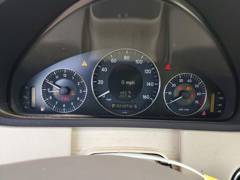 2007 Mercedes-benz Clk-klasse VIN WDBTK72F27T082807 COPART salvage auction — MINOR DENT/SCRATCHES, CA - DIS/DLR/EXP ONLY CLEAN TITLE, sold $650 on 2026-07-22 (photo 9)