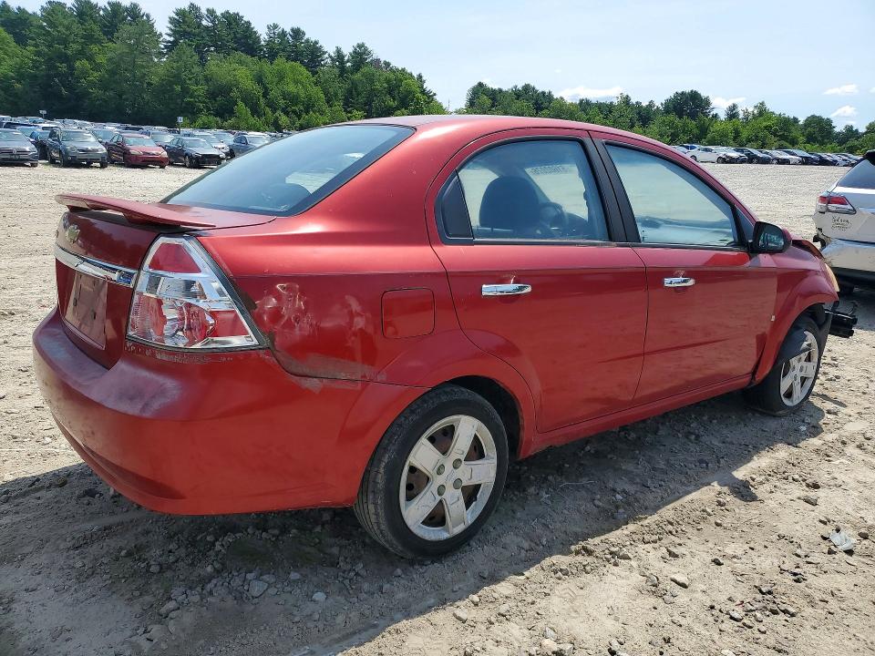 2009 Chevrolet Aveo VIN KL1TG56E09B338452 COPART salvage auction — FRAME DAMAGE, MA - CERT OF TITLE-RECONSTRCTD COLL, sold $325 on 2026-07-23 (photo 3)