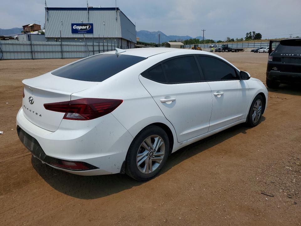 2020 Hyundai Elantra VIN 5NPD84LF1LH629369 COPART salvage auction — HAIL, Ca - Salvage Certificate, sold $275 on 2026-07-22 (photo 3)