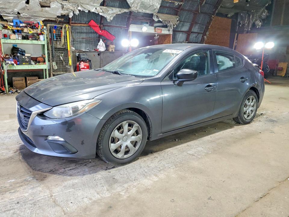 2015 Mazda 3 VIN JM1BM1T72F1224921 COPART salvage auction — REAR END, NY - MV-907A SALVAGE CERTIFICATE, sold $700 on 2026-07-27 (photo 1)