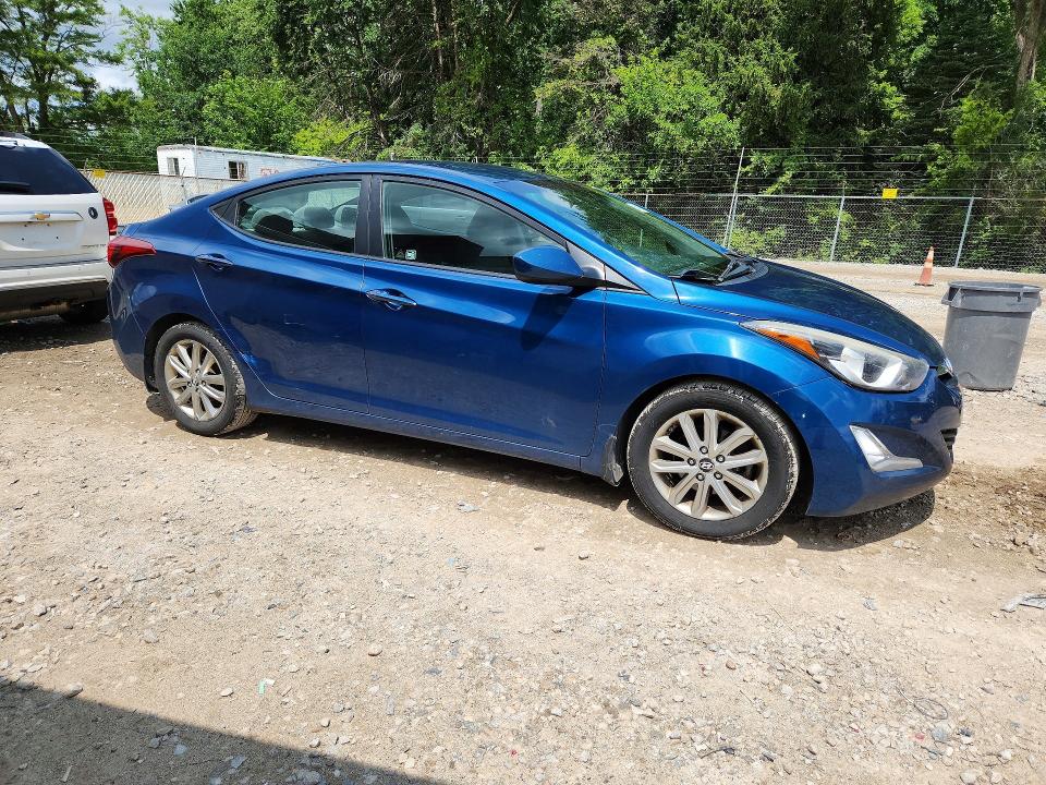 2015 Hyundai Elantra VIN KMHDH4AE2FU421694 COPART salvage auction — SIDE, OH - CERTIFICATE OF TITLE, sold $90 on 2026-07-29 (photo 4)