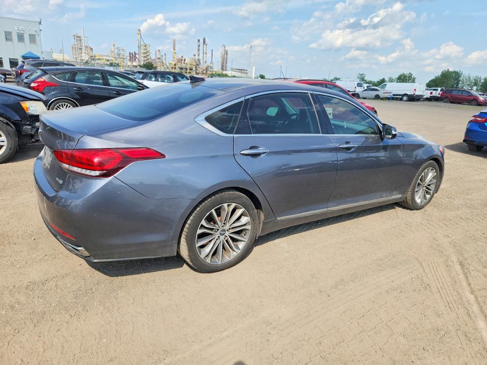 2015 Hyundai Genesis VIN KMHGN4JE0FU020697 COPART salvage auction — WATER/FLOOD, Qc - Irrecuperable, sold $1,600 on 2026-07-28 (photo 3)
