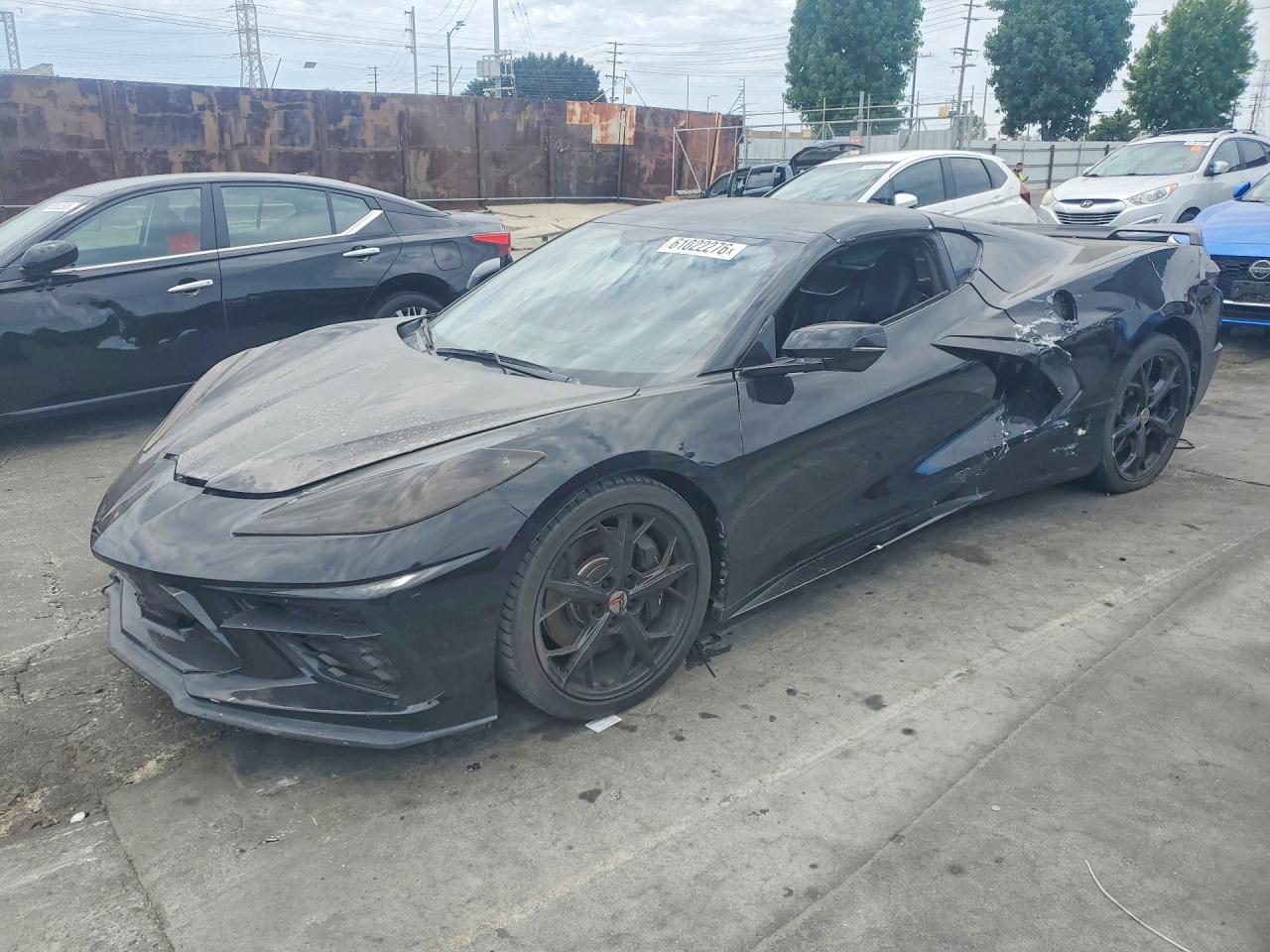 2021 Chevrolet Corvette Stingray VIN 1G1YB2D46M5106587 — COPART salvage auction photo