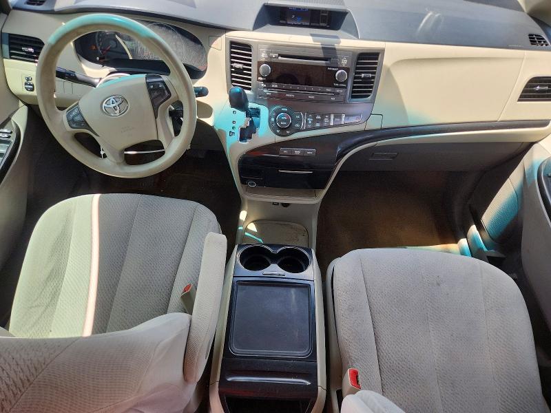 2014 Toyota VIN 5TDKK3DC6ES424554 COPART salvage auction — WATER/FLOOD, Tx - Salvage Title-Flood Damage, sold $1,250 on 2026-07-20 (photo 8)