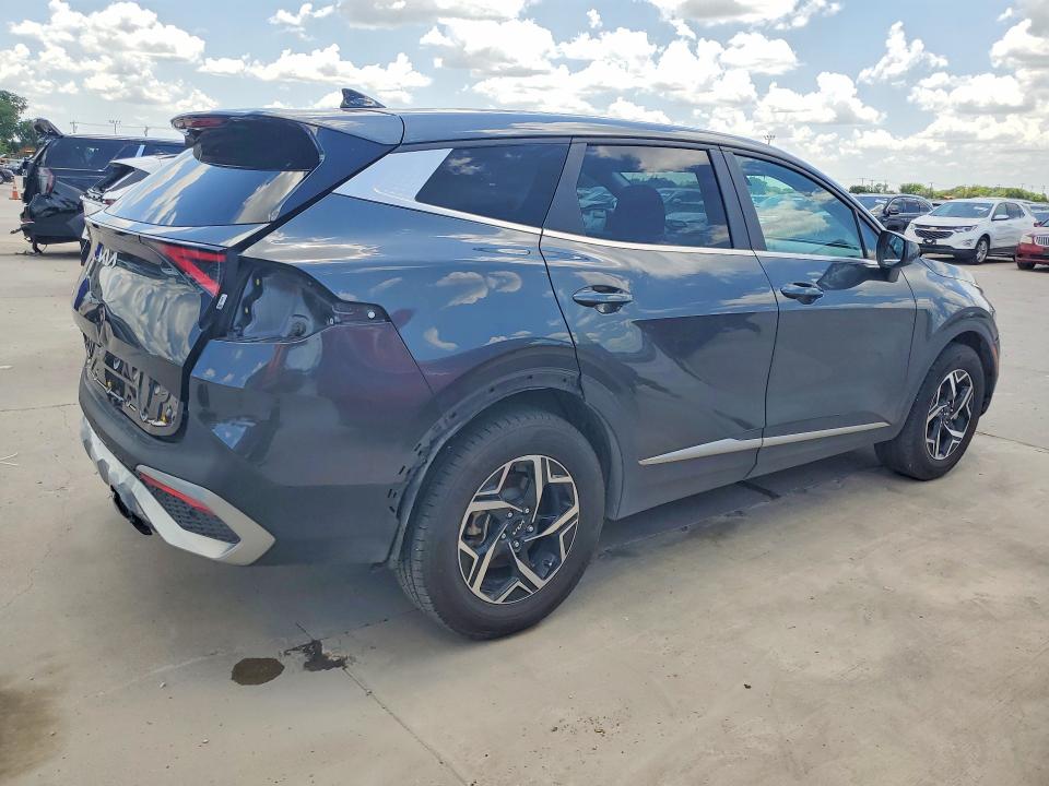 2023 Kia Sportage VIN KNDPU3AFXP7163747 COPART salvage auction — REAR END, TX - CERTIFICATE OF TITLE, sold $6,000 on 2026-07-15 (photo 3)