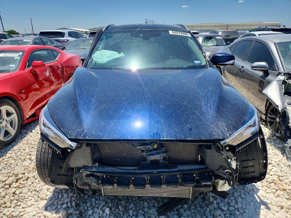 2021 Infiniti Qx50 VIN 3PCAJ5CA6MF122002 COPART salvage auction — SIDE, Tx - Salvage Vehicle Title, sold $1,100 on 2026-09-18 (photo 5)