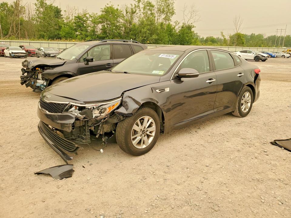 2017 Kia Optima VIN KNAGT4L36H5142075 COPART salvage auction — FRONT END, Ny - Mv-907A Salvage Certificate, sold $1,150 on 2026-07-27 (photo 1)