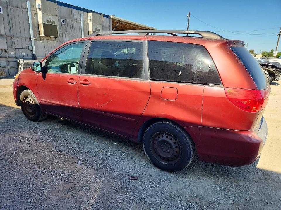 2009 Toyota Sienna VIN 5TDZK23C49S249608 COPART salvage auction — SIDE, CA - DIS/DLR/EXP ONLY CLEAN TITLE, sold $550 on 2026-07-20 (photo 2)
