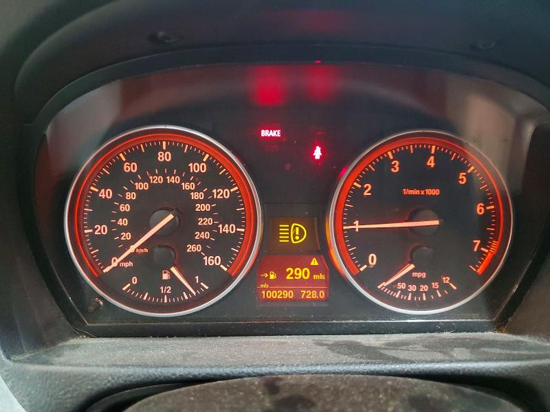 2012 BMW 3er VIN WBAUU3C51CA951317 COPART salvage auction — FRONT END, CT - CERT OF TITLE-PARTS ONLY SALVA, sold $625 on 2026-07-30 (photo 9)