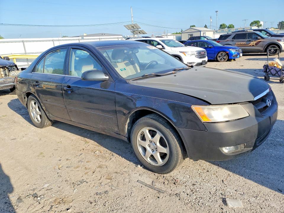 2006 Hyundai Sonata VIN 5NPEU46C46H079204 COPART salvage auction — REAR END, IN - CERT OF TITLE-SALVAGE TITLE (P), sold $375 on 2026-07-20 (photo 4)