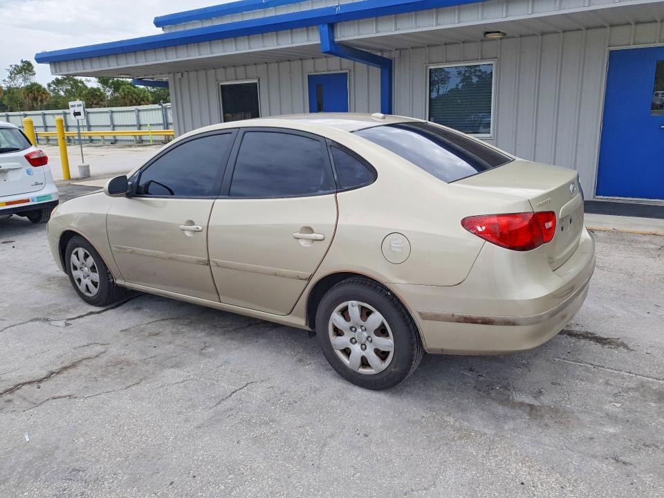 2007 Hyundai Elantra VIN KMHDU46D47U223745 COPART salvage auction — FRONT END, FL - CERT OF TITLE SLVG REBUILDABLE, sold $450 on 2026-07-22 (photo 2)