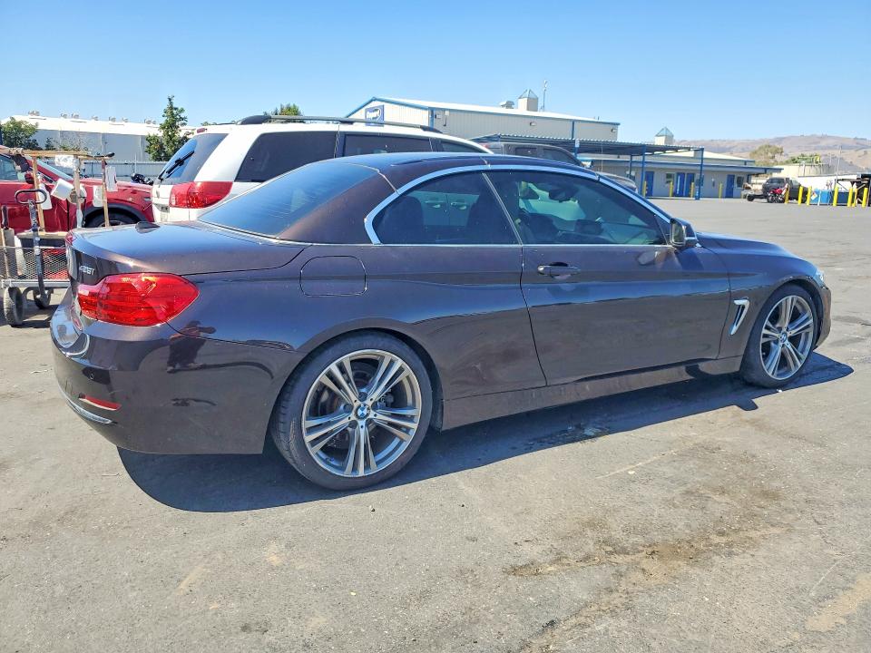 2016 BMW 4er VIN WBA3V7C50G5A26626 COPART salvage auction — MINOR DENT/SCRATCHES, Ca - Dis/Dlr/Exp Only Clean Title, sold $7,900 on 2026-07-14 (photo 3)
