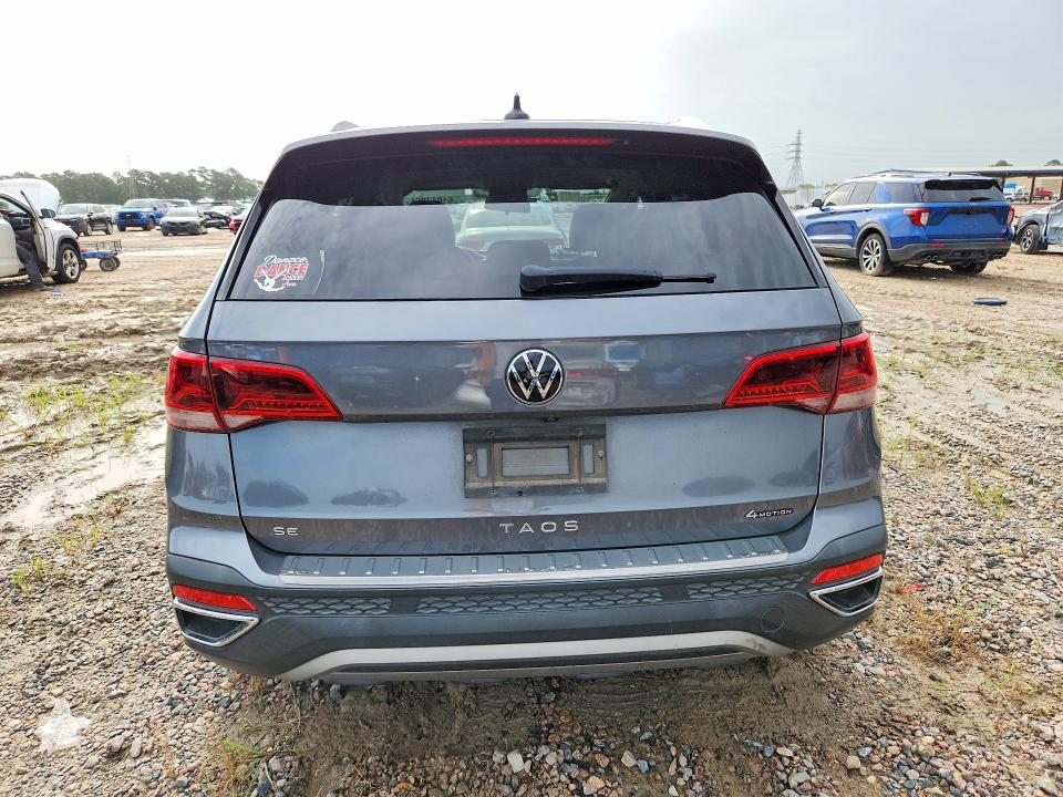 2022 Volkswagen Taos VIN 3VVWX7B21NM044432 COPART salvage auction — FRONT END, Tx - Salvage Vehicle Title, sold $2,100 on 2026-07-31 (photo 6)