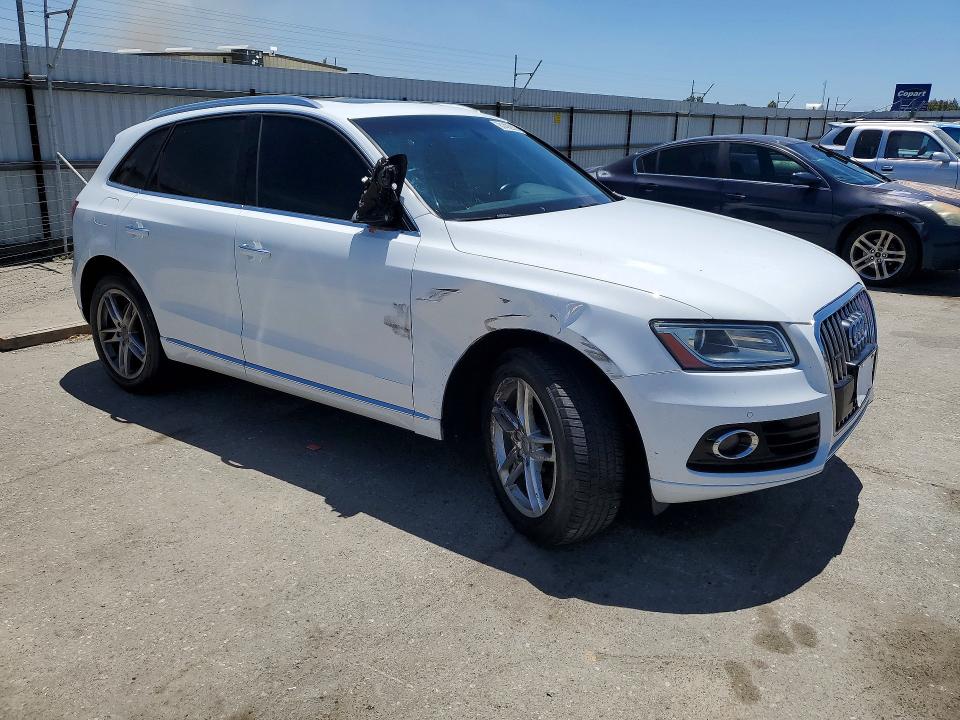 2016 Audi Q5 VIN WA1L2AFP5GA130579 COPART salvage auction — FRONT END, Ca - Salvage Certificate, sold $6,000 on 2026-08-28 (photo 4)