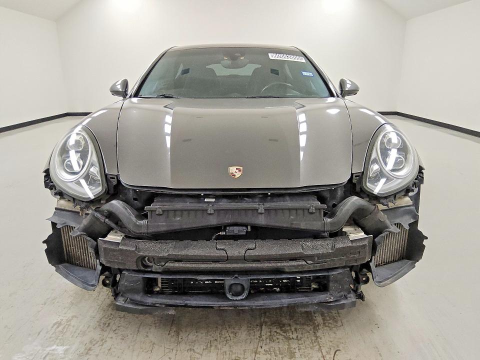 2014 Porsche Panamera VIN WP0AC2A75EL073079 COPART salvage auction — FRONT END, Tx - Certificate Of Title (P), sold $18,500 on 2026-08-11 (photo 5)