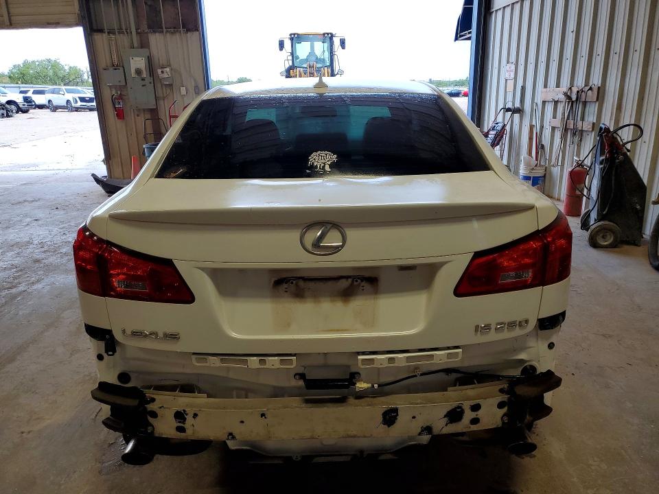 2008 Lexus Is 250 VIN JTHBK262685080537 COPART salvage auction — REAR END, Tx - Cert Of Title-Rebuilt Salvage, sold $2,151 on 2026-07-24 (photo 6)
