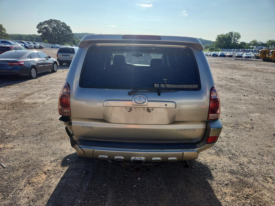 2004 Toyota 4runner VIN JTEBT17R448014352 COPART salvage auction — REAR END, Mn - Certificate Of Title, sold $250 on 2026-07-28 (photo 6)