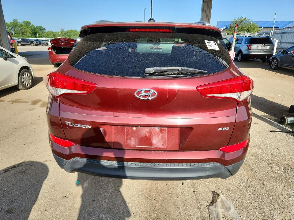 2016 Hyundai Tucson VIN KM8J3CA46GU036773 COPART salvage auction — MINOR DENT/SCRATCHES, Wv - Certificate Of Title, sold $1,650 on 2026-07-27 (photo 6)