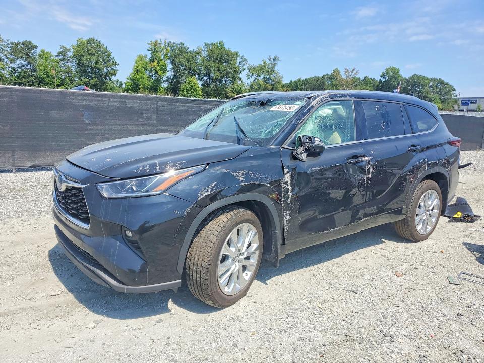 2024 Toyota Highlander hybrid VIN 5TDYARAH5RS532959 — COPART salvage auction photo