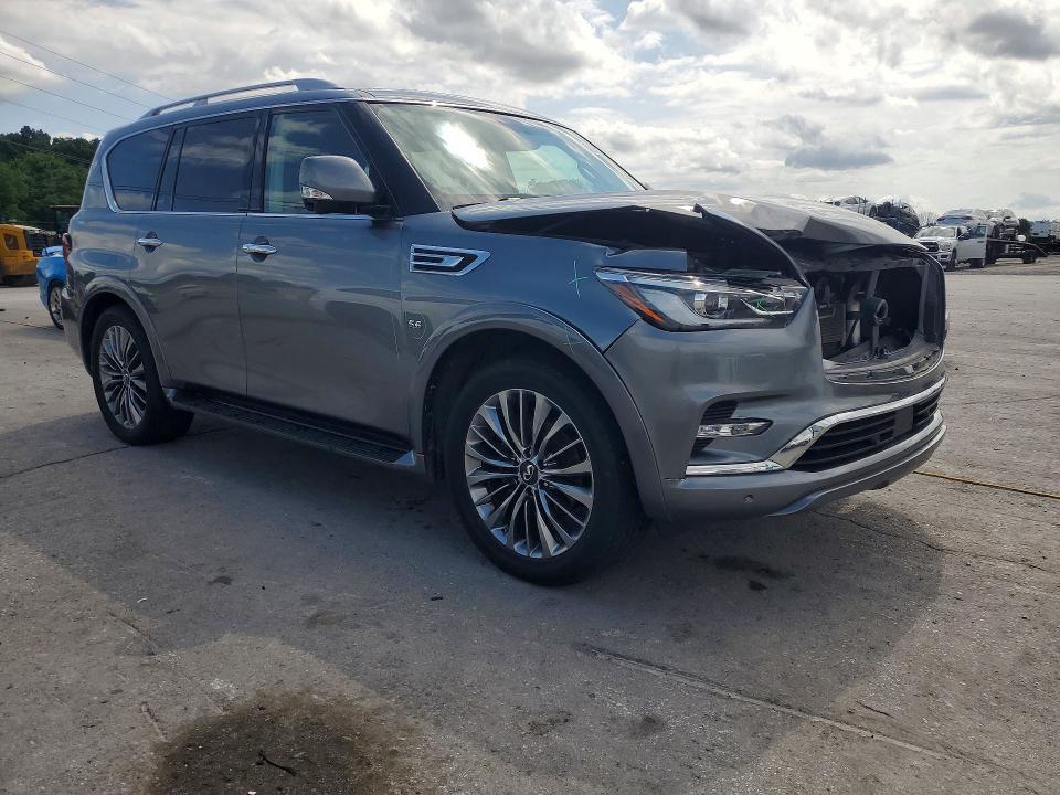 2018 Infiniti Qx80 VIN JN8AZ2NC2J9441171 COPART salvage auction — FRONT END, Tn - Salvage Certificate, sold $9,500 on 2026-08-09 (photo 4)