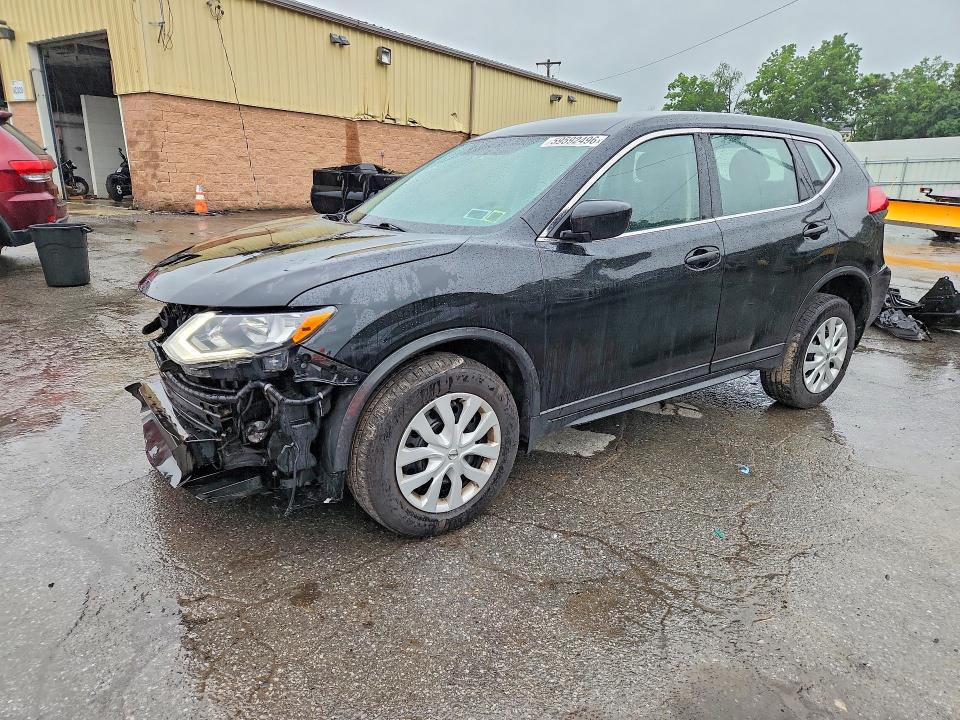 2017 Nissan Rogue VIN KNMAT2MV6HP517187 COPART salvage auction — FRONT END, Ny - Mv-907A Salvage Certificate, sold $600 on 2026-07-23 (photo 1)