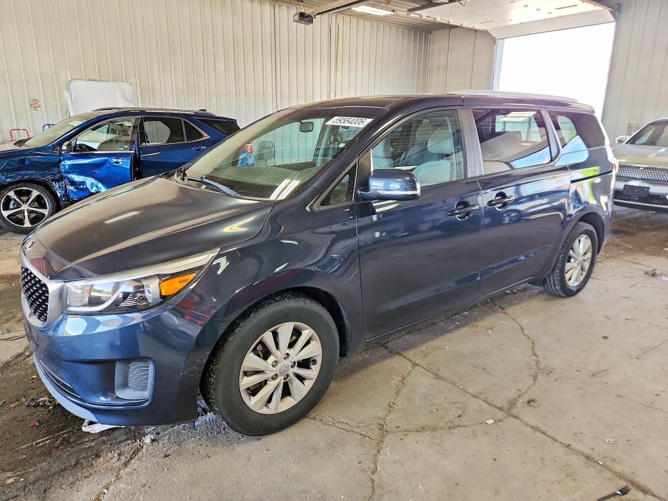 2016 Kia SEDONA VIN KNDMB5C19G6207295 COPART salvage auction — REAR END, Wi - Junked Vehicle Bill Of Sale, sold $2,350 on 2026-07-13 (photo 1)
