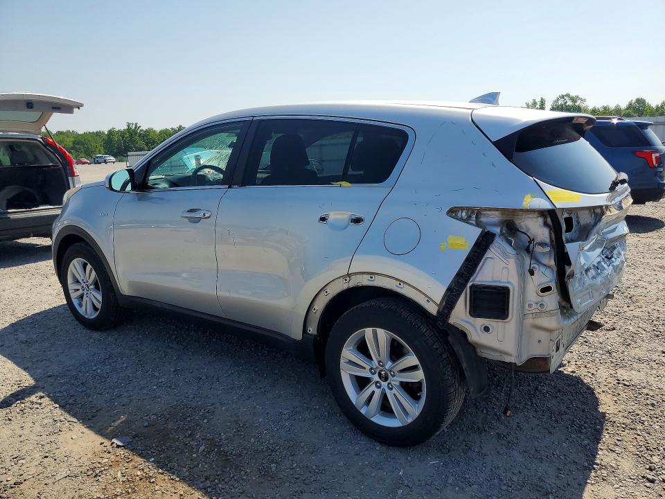 2018 Kia Sportage VIN KNDPMCAC9J7307284 COPART salvage auction — REAR END, Va - Cert Of Title - Salvage, sold $3,350 on 2026-07-22 (photo 2)