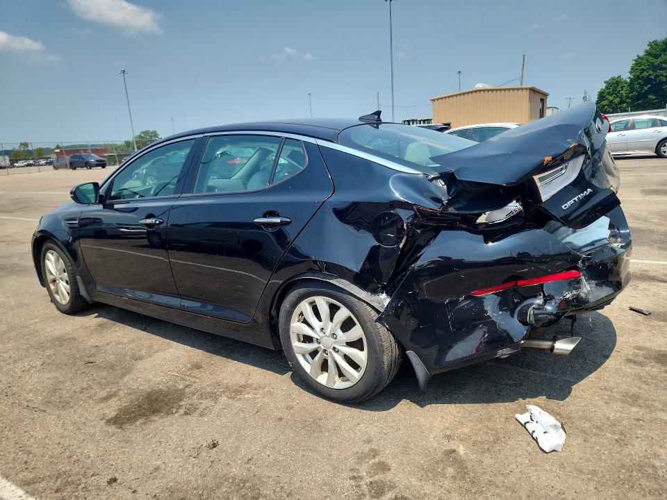 2015 Kia Optima VIN 5XXGN4A7XFG355154 COPART salvage auction — REAR END, OH - CERT OF TITLE-SALVAGE, sold $350 on 2026-07-22 (photo 2)