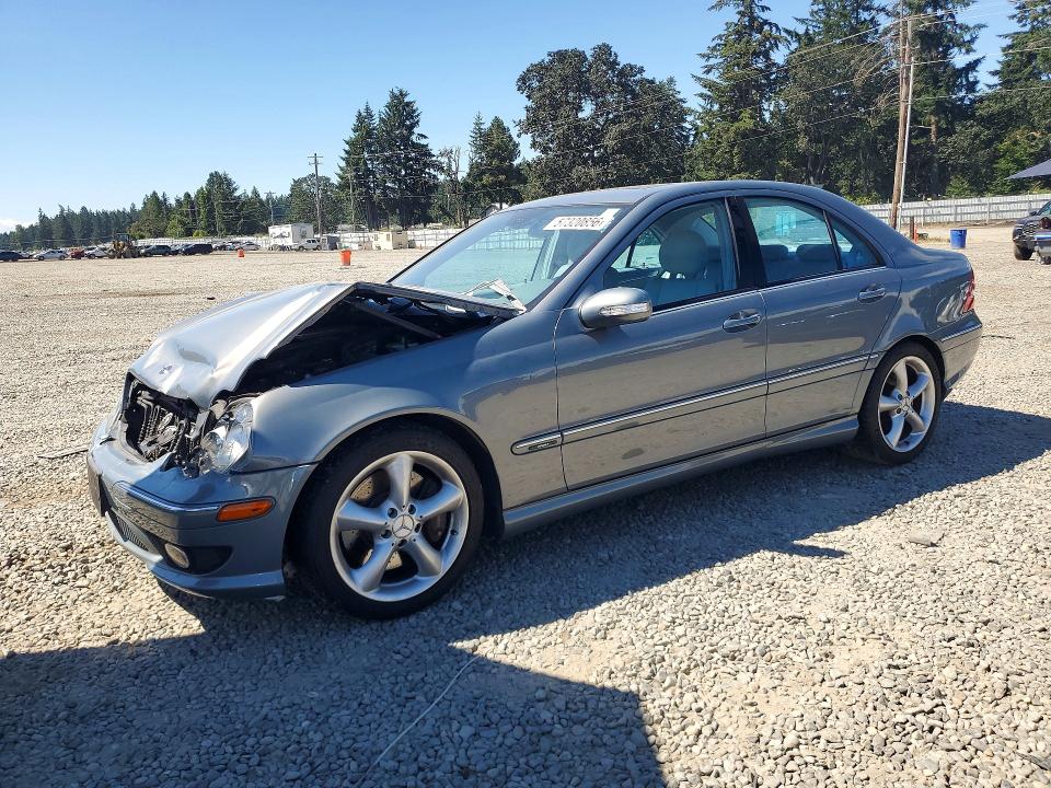 2005 Mercedes-benz C class VIN WDBRF40J75F706553 COPART salvage auction — FRONT END, WA - BILL OF SALE, sold $2,500 on 2026-07-14 (photo 1)