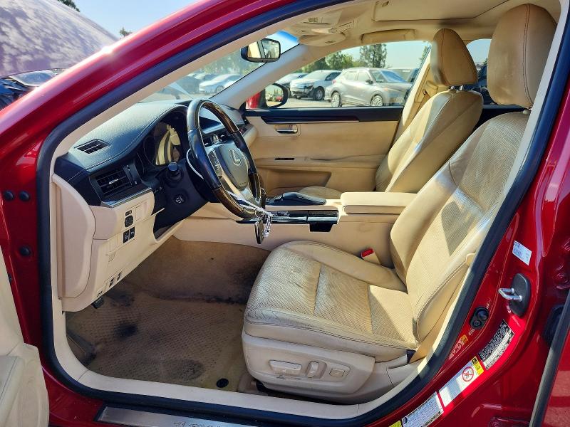 2013 Lexus ES VIN JTHBK1GG6D2012982 COPART salvage auction — REAR END, Ca - Salvage Certificate, sold $3,500 on 2026-08-02 (photo 7)