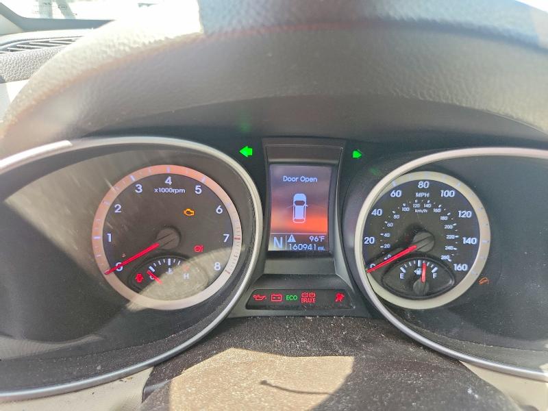 2013 Hyundai Santa fe VIN KM8SM4HF3DU028365 COPART salvage auction — FRONT END, Fl - Certificate Of Title, sold $1,350 on 2026-07-27 (photo 9)