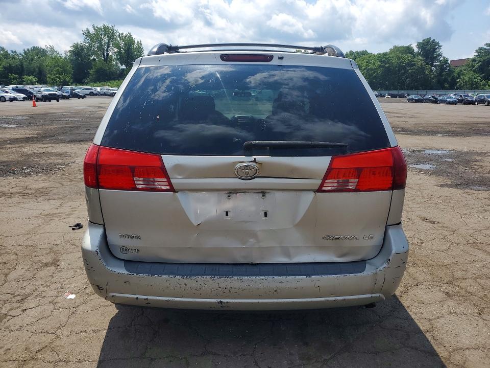 2004 Toyota Sienna VIN 5TDZA23C94S068550 COPART salvage auction — MINOR DENT/SCRATCHES, NY - CERTIFICATE OF TITLE, sold $500 on 2026-07-31 (photo 6)