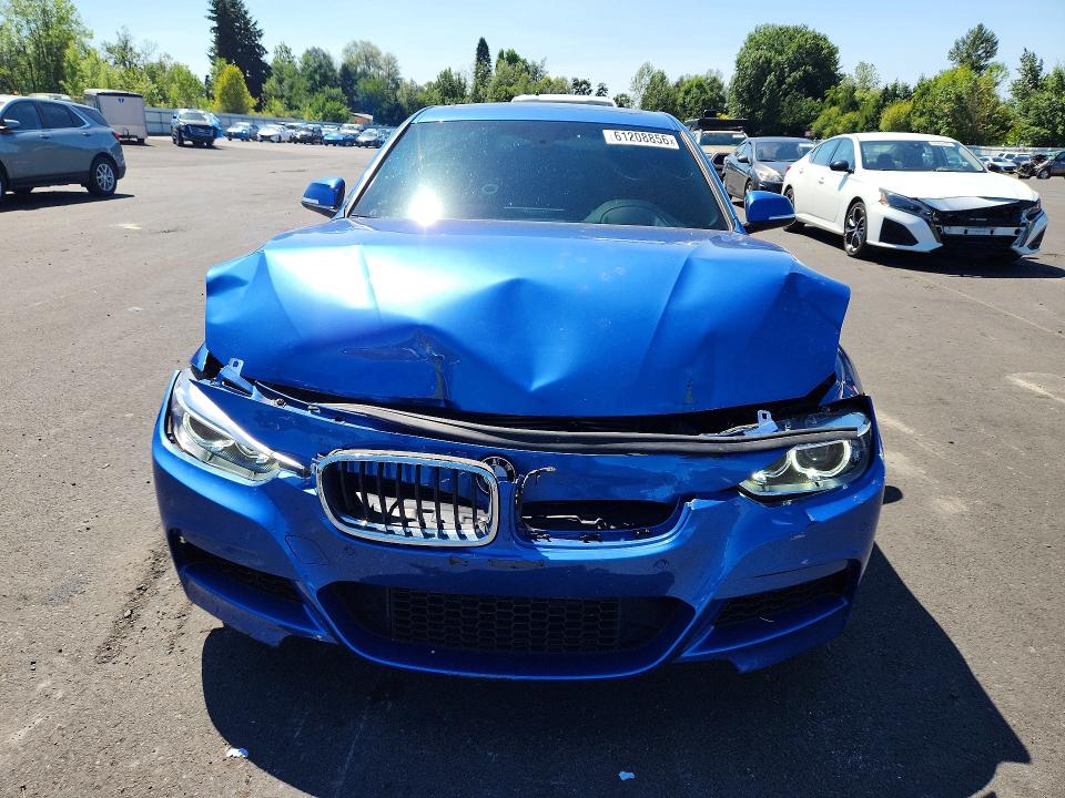 2013 BMW 3 series VIN WBA3A9G55DNP37300 COPART salvage auction — FRONT END, WA - CERT OF OWNERSHIP-REBUILT, sold $4,500 on 2026-07-27 (photo 5)