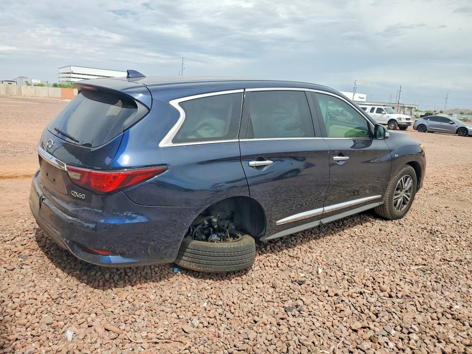2019 Infiniti Qx60 VIN 5N1DL0MNXKC500078 COPART salvage auction — SIDE, Az - Cert Of Title - Salvage, sold $2,500 on 2026-08-27 (photo 3)