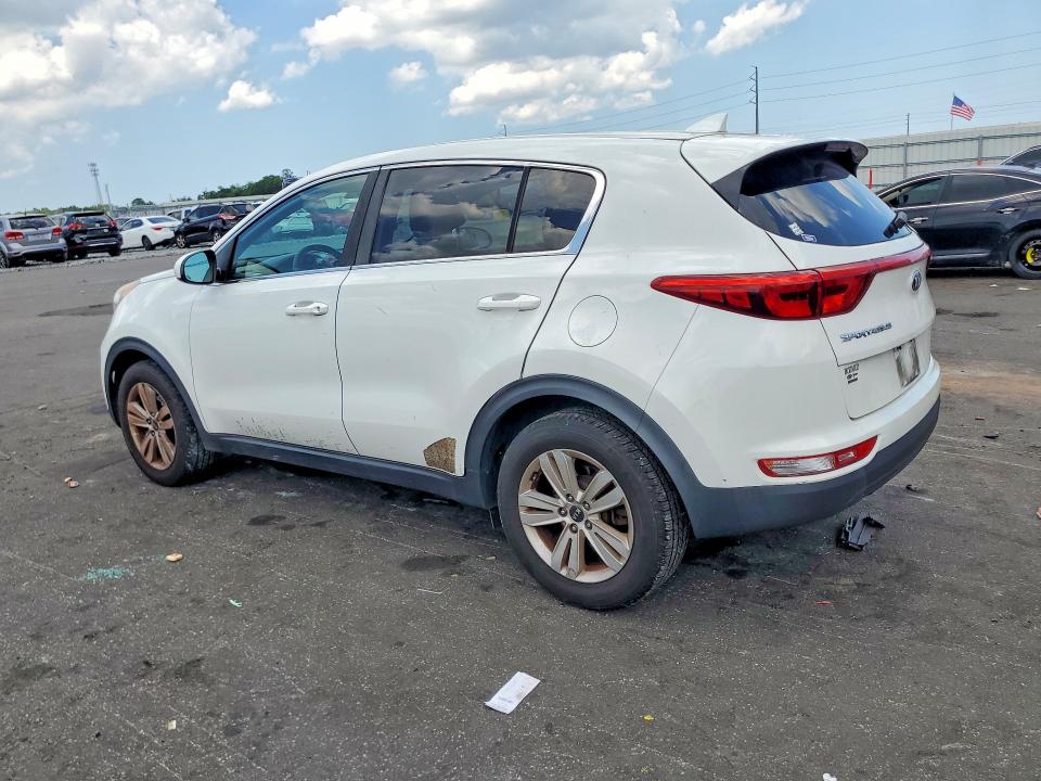 2017 Kia Sportage VIN KNDPM3AC6H7192220 COPART salvage auction — MINOR DENT/SCRATCHES, FL - CERTIFICATE OF TITLE, sold $2,100 on 2026-07-22 (photo 2)