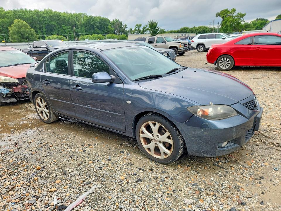 2008 Mazda 3 VIN JM1BK32F981183958 COPART salvage auction — SIDE, Va - Cert Of Title - Salvage, sold $100 on 2026-07-28 (photo 4)