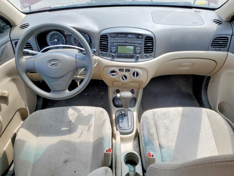 2008 Hyundai Accent VIN KMHCN46C68U259454 COPART salvage auction — NORMAL WEAR, ME - CERTIFICATE OF TITLE, sold $300 on 2026-07-15 (photo 8)