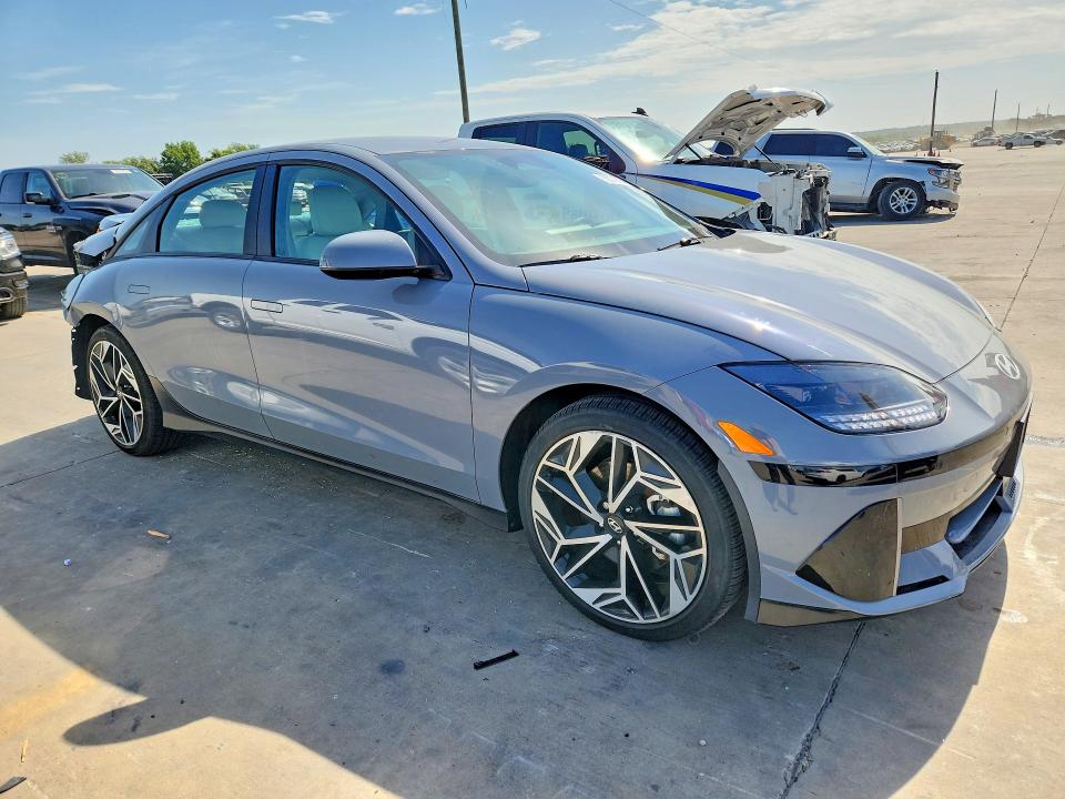 2024 Hyundai Ioniq 6 VIN KMHM34AC2RA060356 COPART salvage auction — REAR END, Tx - Salvage Vehicle Title, sold $8,200 on 2026-07-09 (photo 4)
