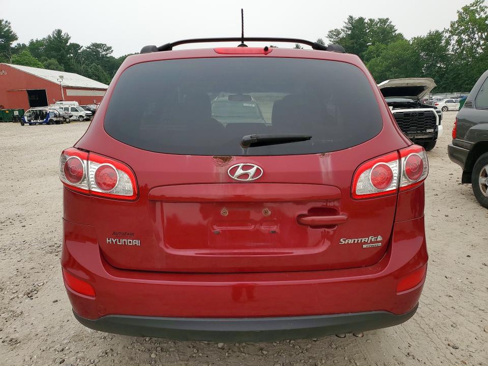 2011 Hyundai Santa fe VIN 5XYZGDAG0BG051436 COPART salvage auction — REAR END, MA - CERT OF TITLE-RECONSTRCTD COLL, sold $400 on 2026-07-20 (photo 6)