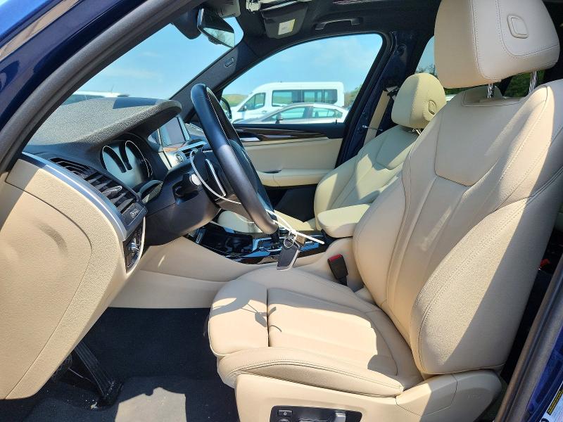 2019 BMW X3 VIN 5UXTR9C58KLR04127 COPART salvage auction — WATER/FLOOD, Ny - Mv907A-Flood Salvage, sold $13,700 on 2026-07-15 (photo 7)