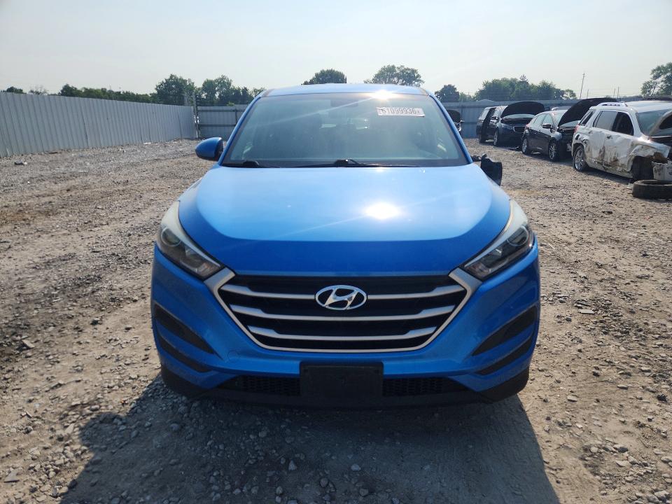 2017 Hyundai Tucson VIN KM8J23A45HU548433 COPART salvage auction — FRONT END, Oh - Cert Of Title-Salvage, sold $1,300 on 2026-07-24 (photo 5)