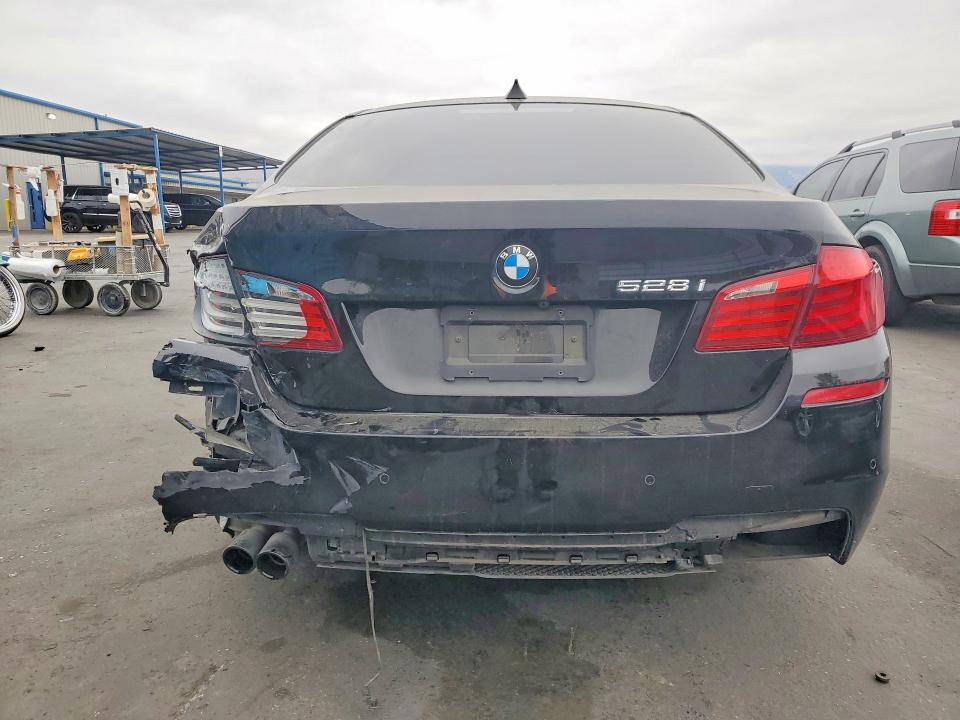2011 BMW 5er VIN WBAFR1C50BC741079 COPART salvage auction — REAR END, Ca - Salvage Certificate, sold $60 on 2026-07-16 (photo 6)