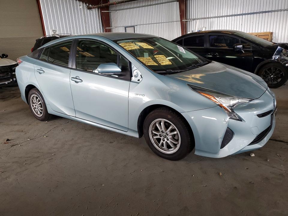 2017 Toyota Prius VIN JTDKBRFUXH3567618 COPART salvage auction — FRONT END, Ca - Dis/Dlr/Exp App For Dup Clean, sold $7,400 on 2026-07-27 (photo 4)