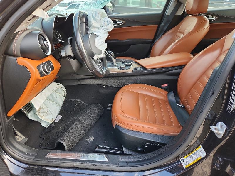 2017 Alfa romeo Giulia VIN ZARFAEEN3H7557275 COPART salvage auction — FRONT END, TX - SALVAGE VEHICLE TITLE, sold $1,350 on 2026-09-11 (photo 7)