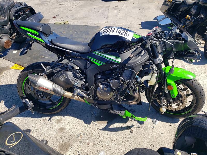 2016 Kawasaki Zx VIN JKBZXJE13GA020392 COPART salvage auction — FRONT END, Ca - Salvage Certificate, sold $2,150 on 2026-07-16 (photo 1)